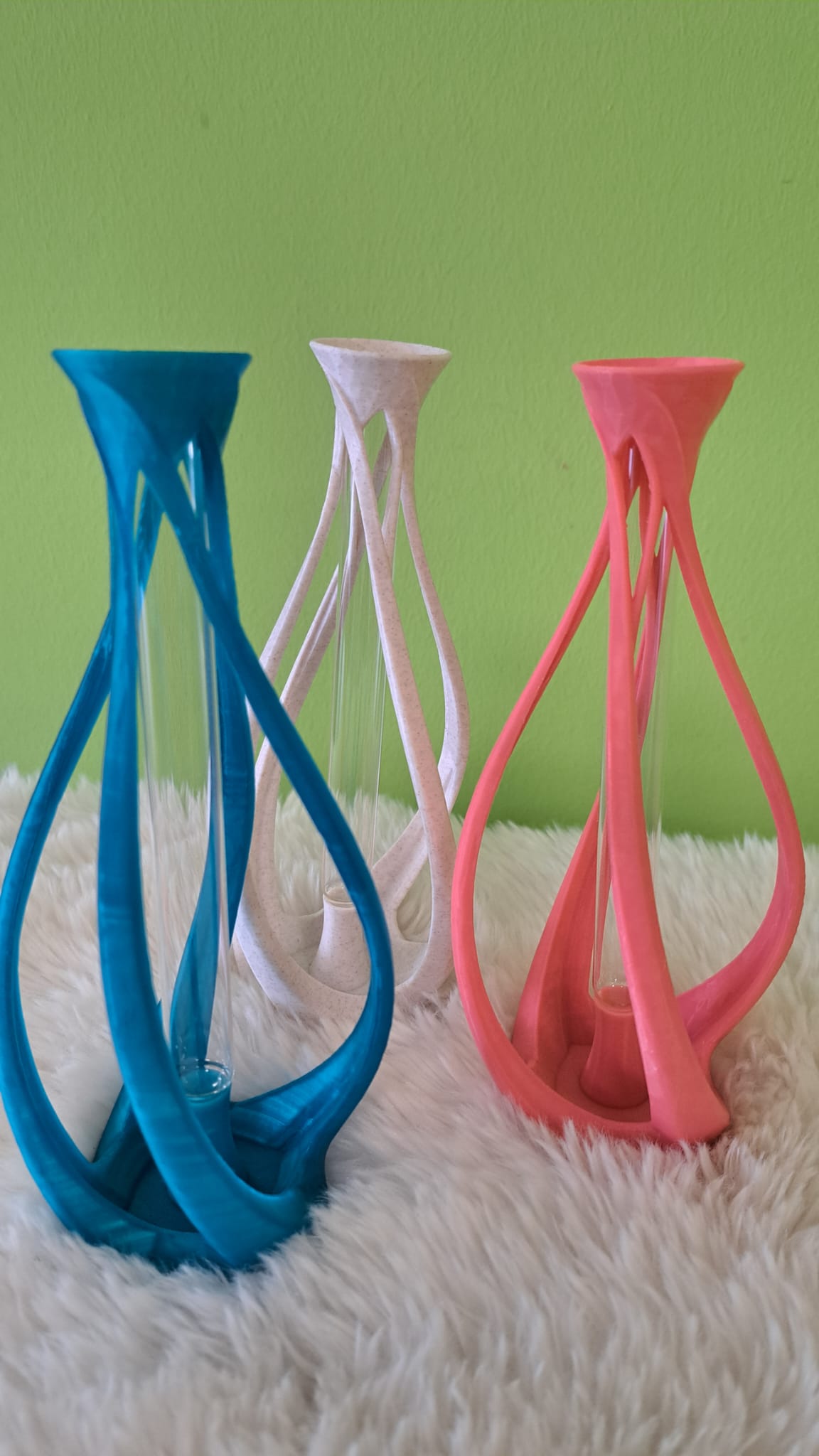 Aurora Vase - Designvase mit Reagenzglas