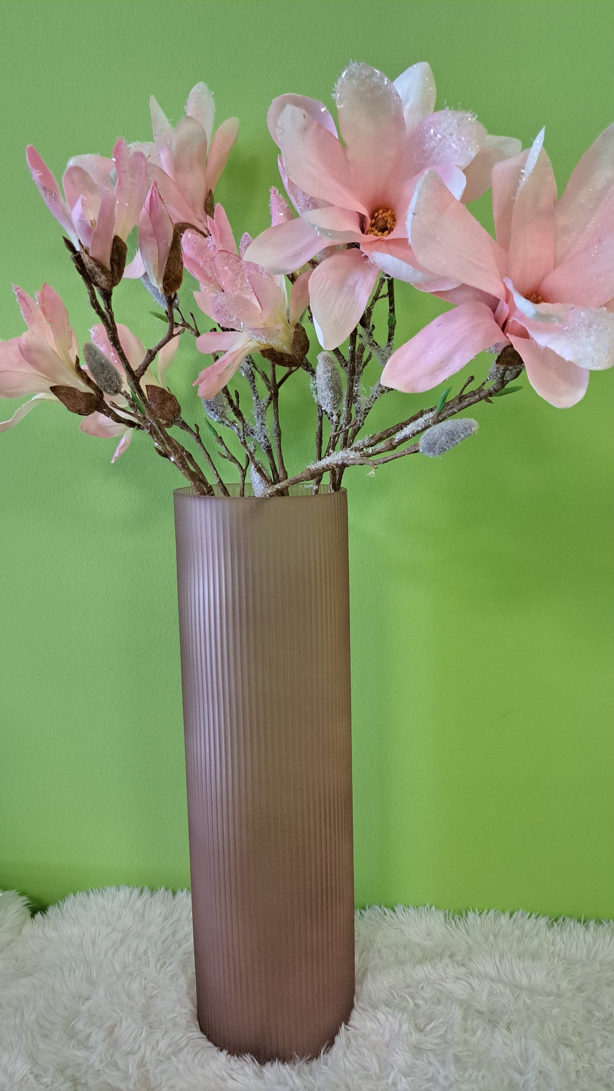 Elegante Bodenvase in Rosé - von Classico