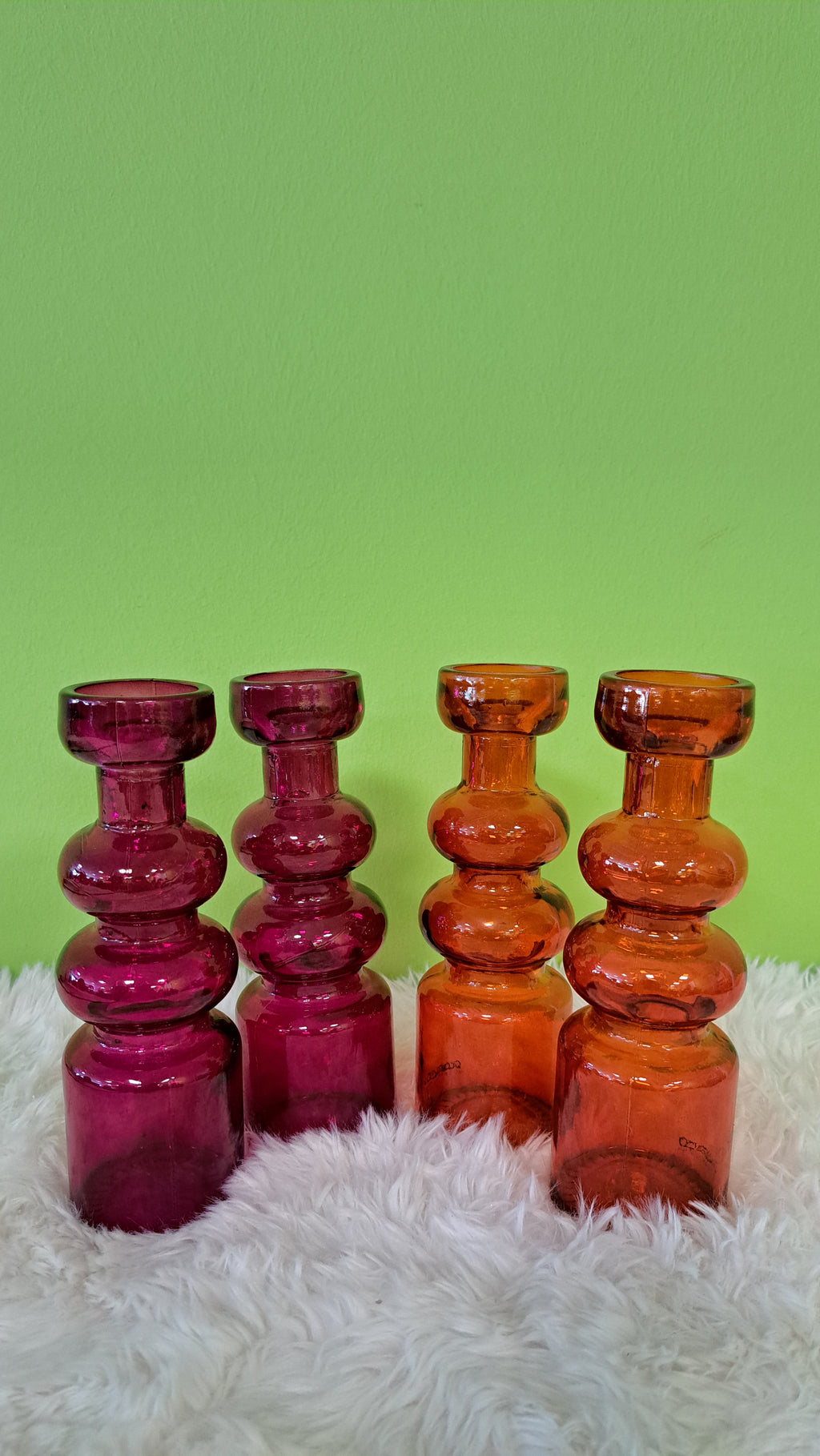 Glasvase Bubble - Designvase in kräftigenFarben