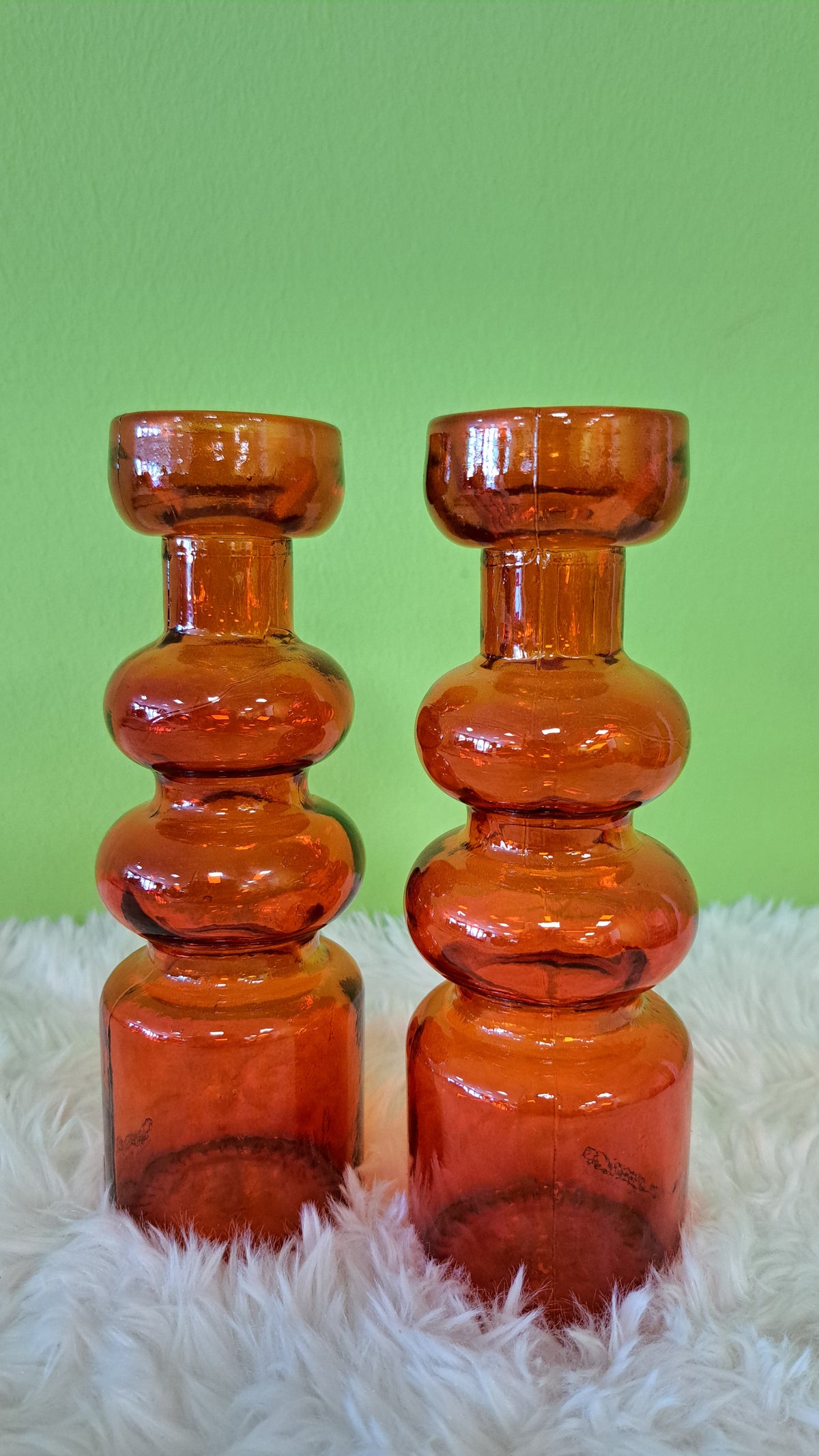 Glasvase Bubble - Designvase in kräftigenFarben