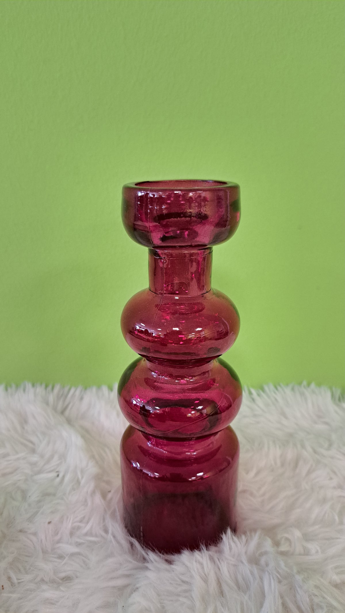 Glasvase Bubble - Designvase in kräftigenFarben