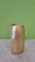 Goldene Designvase - Elegante Keramikvase in 2 Größen